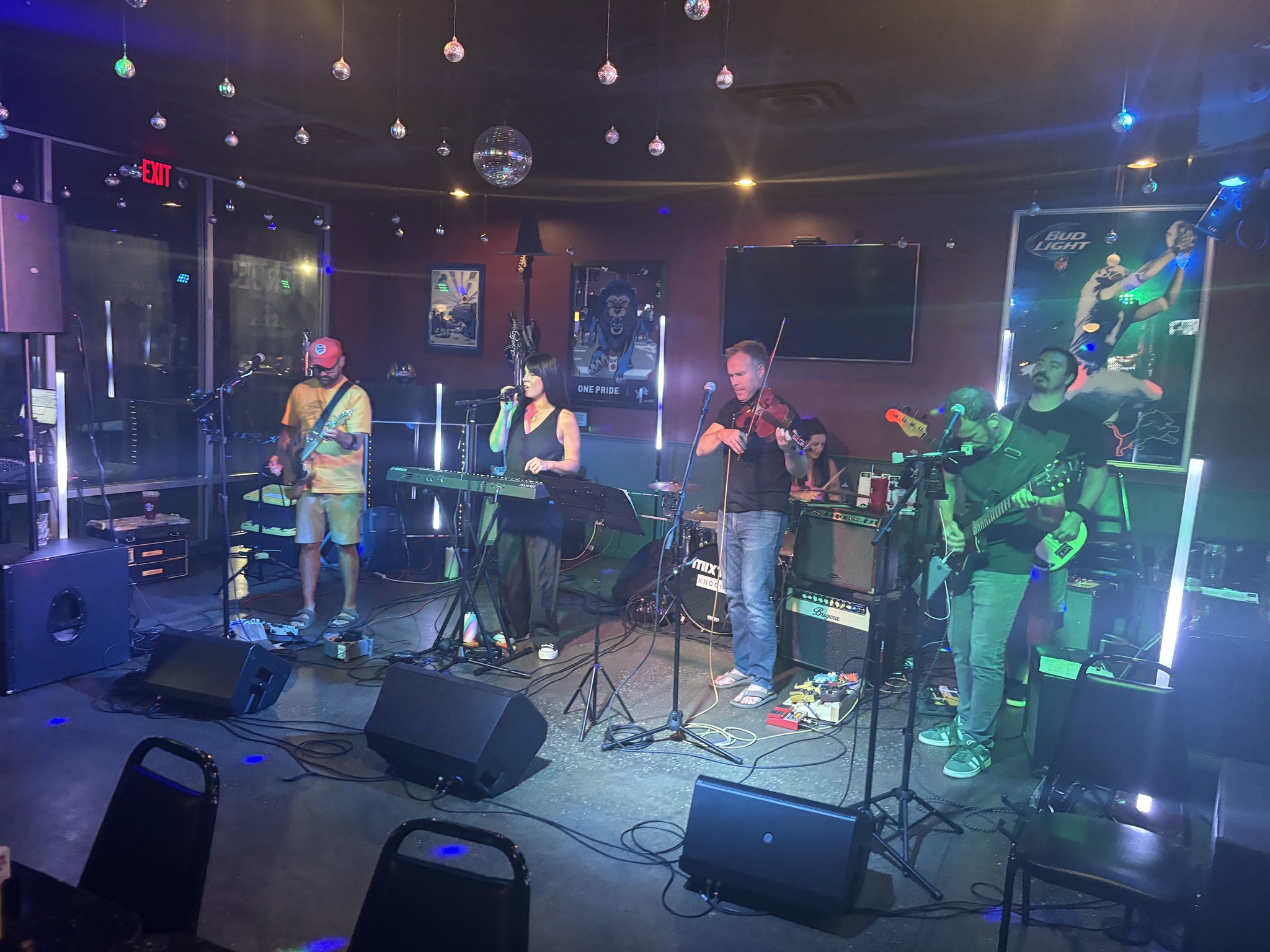May be an image of 5 people, speaker, trumpet, saxophone, violin, clarinet and accordion